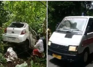 പ്ളാച്ചേരിയിൽ കാർ മറിഞ്ഞ് യുവാവ് മരിച്ചു