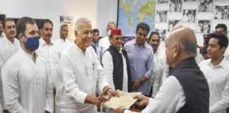 Yashwant Sinha Files Nomination For The President Election