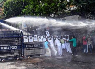 Congress will incite widespread conflict in March; Police fired water cannons