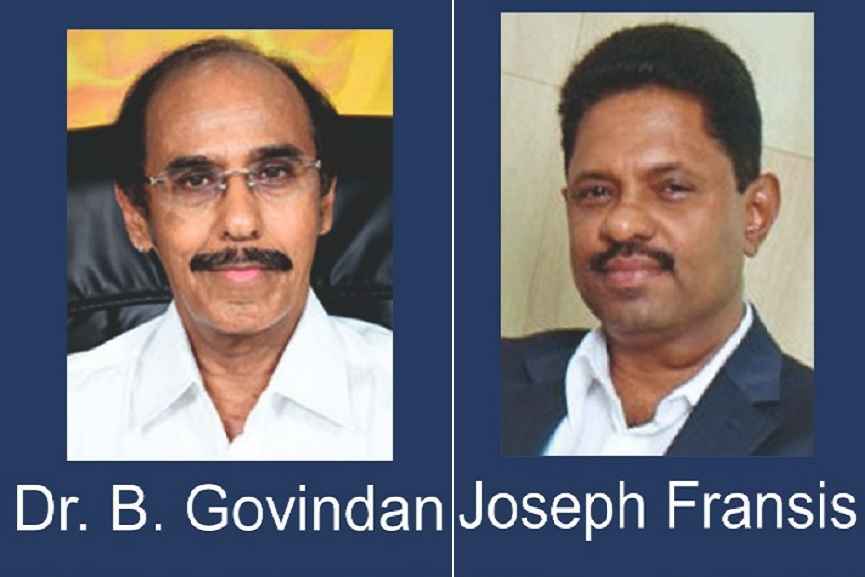 Dr B Govindan _ Joseph Fransis _ Mother Teresa Puraskaram