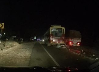kuzhalmannam KSRTC accident; Reported to be driver's fall