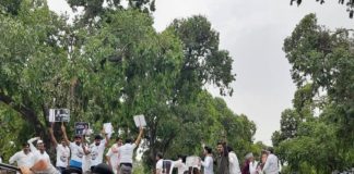 Heavy protests in Delhi; JB Mather in police custody