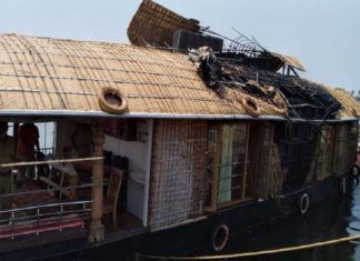ആലപ്പുഴയിൽ ഹൗസ്ബോട്ട് മുങ്ങി കാണാതായ ജീവനക്കാരന്റെ മൃതദേഹം കണ്ടെത്തി houseboat sank in Alappuzha