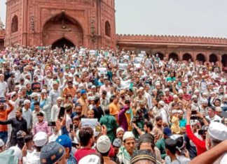 Case Against Protesters in Jama Masjid In Delhi