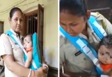 Assam Constable Brings Baby To Work After Maternity Leave Extension Gets Denied