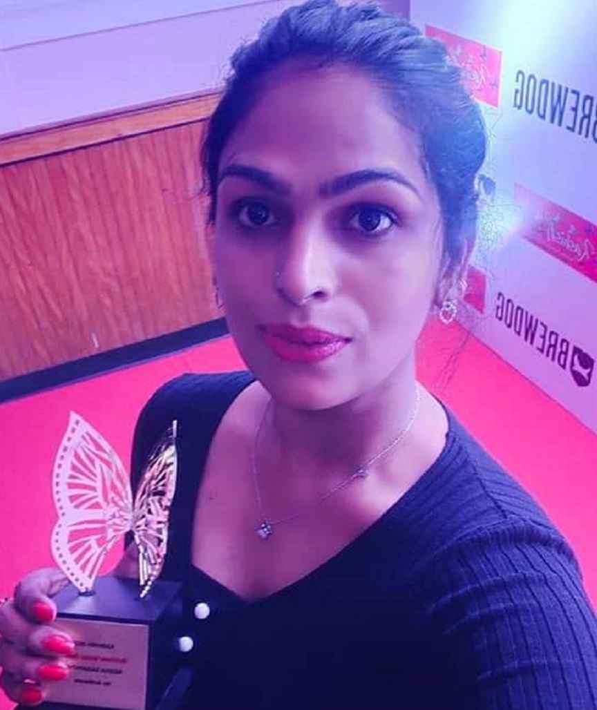Appreciation to trans actress Neha on the international stage