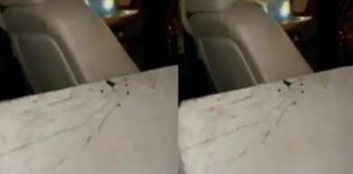 ഓടിക്കൊണ്ടിരുന്ന കാറിന് മുകളില് സിമന്റ് സ്ളാബ് വീണു; നാലുപേര്ക്ക് പരിക്ക്