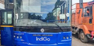 Another Indigo Bus Was Fined By Motor Vehicle Department