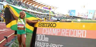 ലോക അത്ലറ്റിക്സ് ചാമ്പ്യന്ഷിപ്പ്; ഷെല്ലി ആന് ഫ്രേസര് ‘വേഗറാണി’