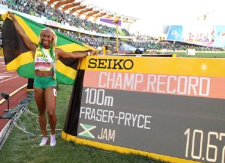 ലോക അത്ലറ്റിക്സ് ചാമ്പ്യന്ഷിപ്പ്; ഷെല്ലി ആന് ഫ്രേസര് ‘വേഗറാണി’