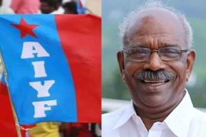 The remark against Annie Raja should be corrected; AIF against MM Mani