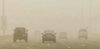 Heavy Rain And Dust Storm In Uae