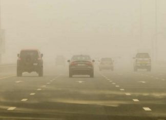 Heavy Rain And Dust Storm In Uae