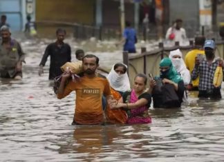 Flood In Gujarat And 7 Were Died In 24 Hours