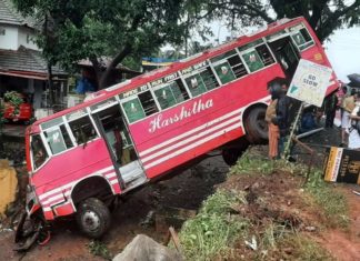 Bus Accident In Kannur And Seven Were Injured
