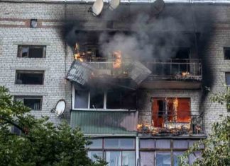 Russia after attack in Ukraine; Missile attack on residential areas