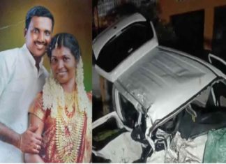 കൊല്ലത്ത് കാറുകൾ തമ്മിൽ കൂട്ടിയിടിച്ച് ദമ്പതികൾ മരിച്ചു