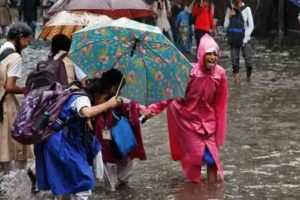 Schools in two districts will have restricted holiday tomorrow due to rain