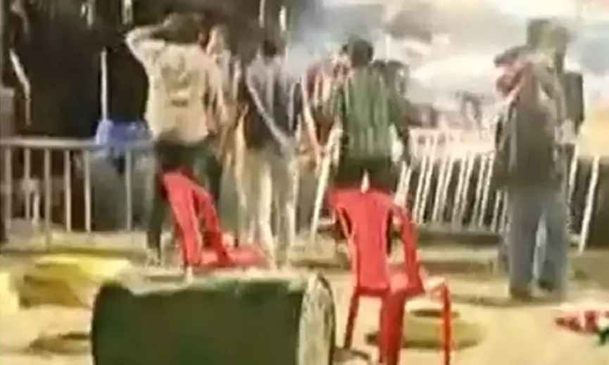 Accident during concert at Kozhikode beach