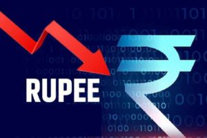 value downfall; Indian rupee at all-time low