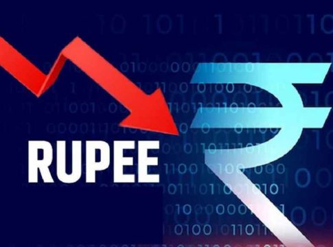 value downfall; Indian rupee at all-time low