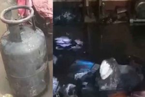 Gas cylinder accident in Trithala; Death in two