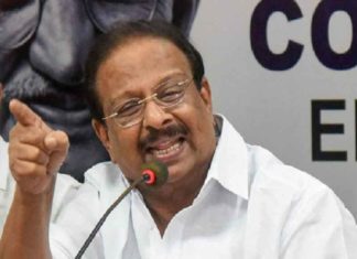 K Sudhakaran mocks against Anil Antony and BJP