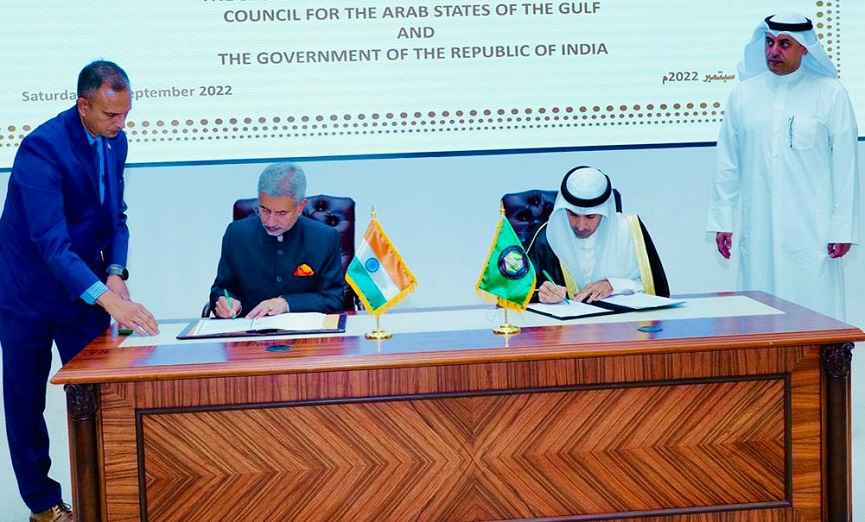 S Jayashankar in Gulf; India and GCC sign new MoU