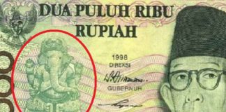 Lord Ganesha in Indonesian Currency