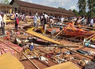 Science fair Pandal collapse at Kasaragod
