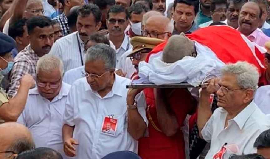 kodiyeri balakrishnan cremated