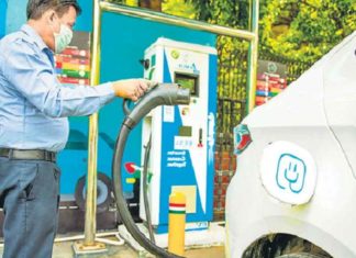 Several e-charging stations have been launched in Malapuram