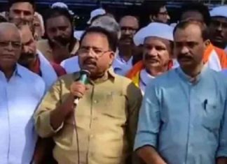 CPM and BJP leaders on the same platform against the Vizhinjam strike