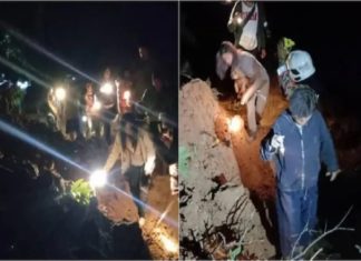 Landslide in Malaysia