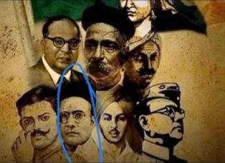 Savarkar in a Facebook post; controversy
