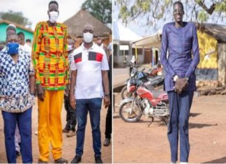 ലോകത്തിലെ ഏറ്റവും ഉയരം കൂടിയ മനുഷ്യൻ; റെക്കോർഡ് തകർക്കാൻ ഘാന സ്വദേശി The tallest man in the world; Ghana man to break record