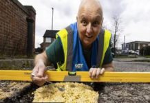 bumps in the road; UK native with noodles protest