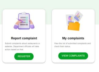 Eat right kerala, complaint website