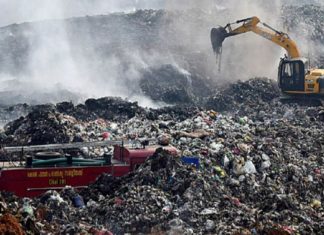 fire at Brahmapuram