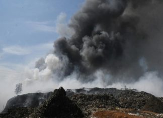 Brahmapuram fire