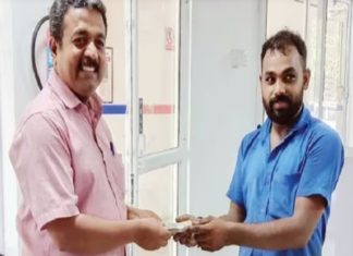സർവീസിനെത്തിച്ച കാറിൽ അരലക്ഷം രൂപ; ഉടമക്ക് തിരിച്ചുനൽകി ജീവനക്കാരൻ shubhva vartha
