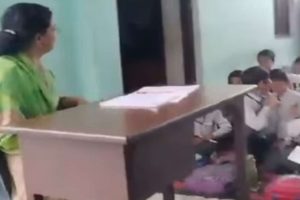 The incident of beating a Muslim student