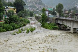 Flash flood in Sikkim