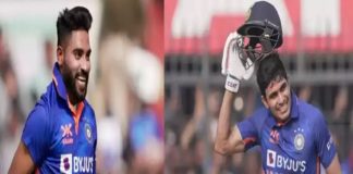 Muhammad Siraj and Shubman Gill