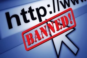 The Center has banned more than 100 Chinese websites
