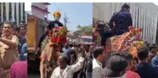 เดตเดฐเตป เดเดคเตเดคเดฟเดฏเดคเต เดเดเตเดเดเดชเตเดชเตเดฑเดคเตเดคเต, เดเดฃเตเดฃเตเดฐเดฟเตฝ เดเดคเดพเดเดคเดเตเดเตเดฐเตเดเตเดเต; เดเตเดธเตเดเตเดคเตเดคเต The groom arrived on camelback, traffic jam in Kannur; A case was filed