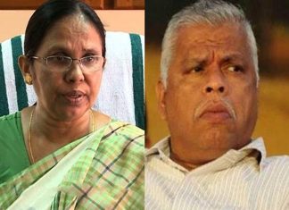 MV Jayarajan and KK Shailaja