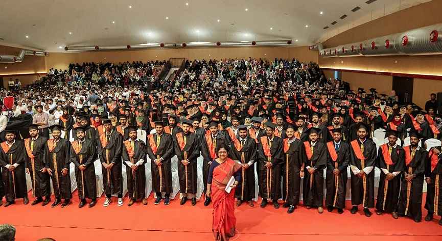 Dr. R. Bindu at Unani doctors graduation program