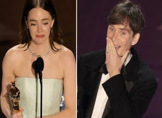 മികച്ച നടൻ കിലിയൻ മർഫി, നടി എമ്മ സ്റ്റോൺ; ഓസ്കാർ അവാർഡുകൾ പ്രഖ്യാപിച്ചു Cillian Murphy, Actress Emma Stone