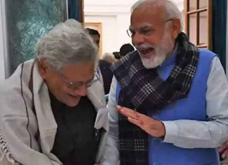 പ്രസാദത്തിലെ കോഴിക്കറി കാണാൻ മോദിയെ ക്ഷണിച്ച് യച്ചൂരി yachuri-invited-modi-to-see-the-chicken-curry-in-prasadam